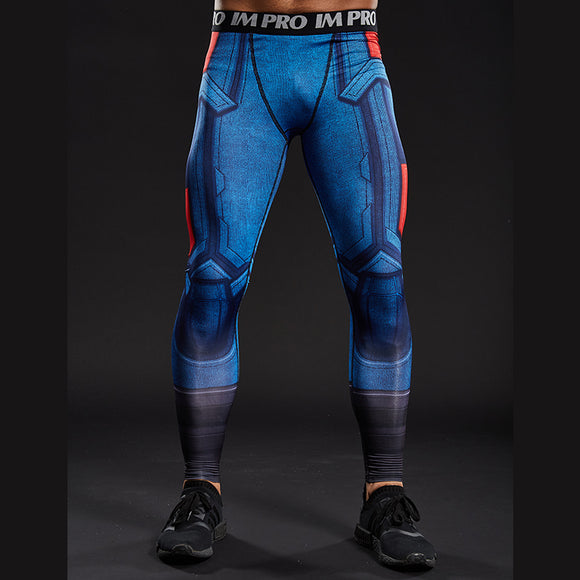 Pantalon compression - Super Héros Captain america