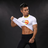 T-shirt compression Rashguard - Super Héros