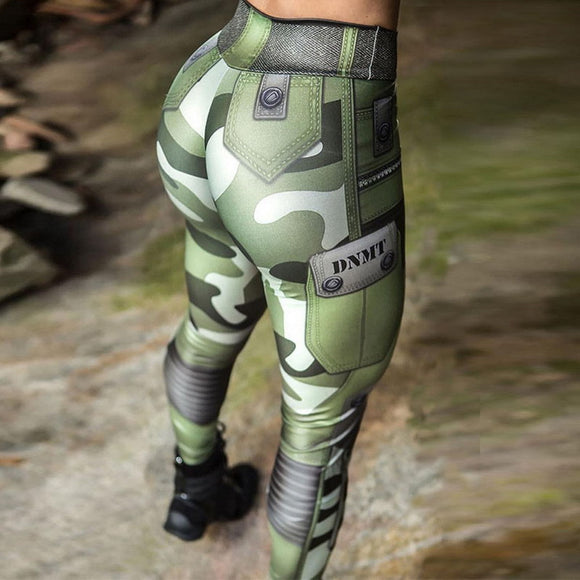 Leggings Compression Fitness - Sexy Army